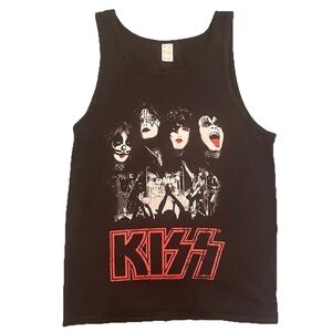 KISS 2017 ALIVE & ROCKIN' Size Medium T-Shirt Tank Shirt Black